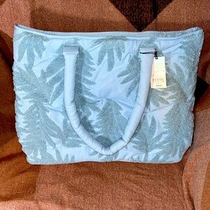 Terry Tote Handbag from Shade & Shore - Blue